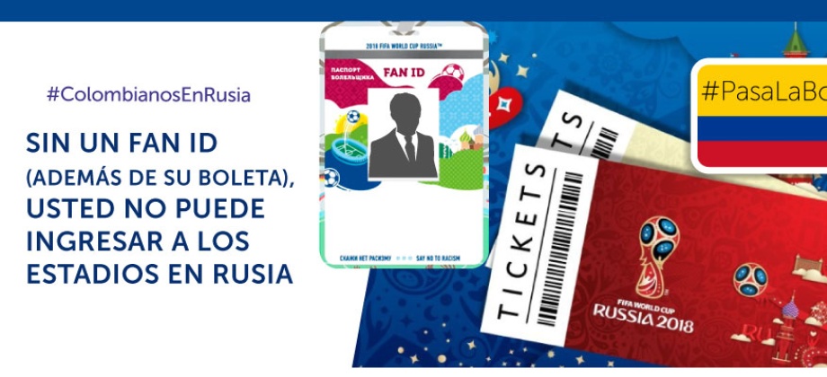 Sin un Fan Id (además de su boleta), usted no puede ingresar a los estadios