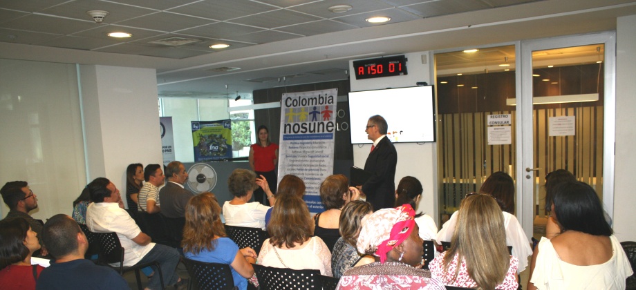 Cónsul General se reúne con los líderes de la comunidad colombiana