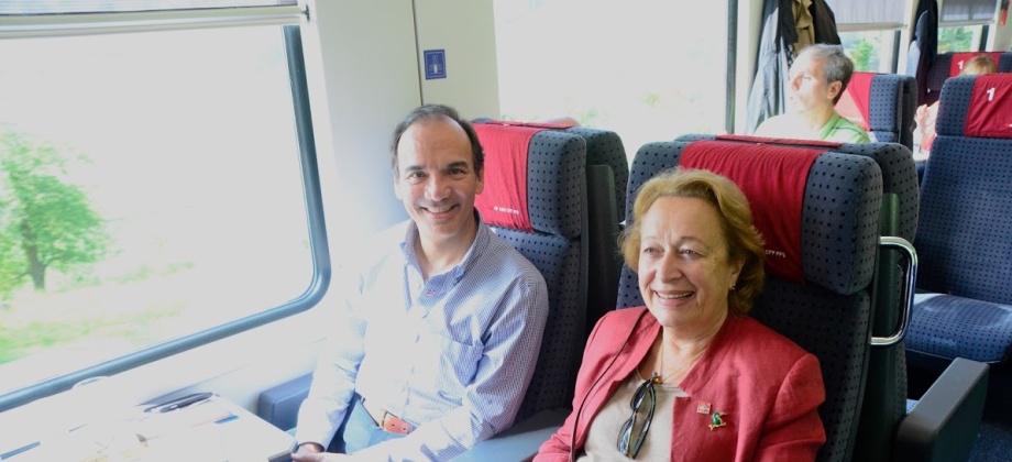 El Embajador de Colombia ante la Confederación Suiza asisitó a la apertura del Túnel ferroviario de San Gotardo