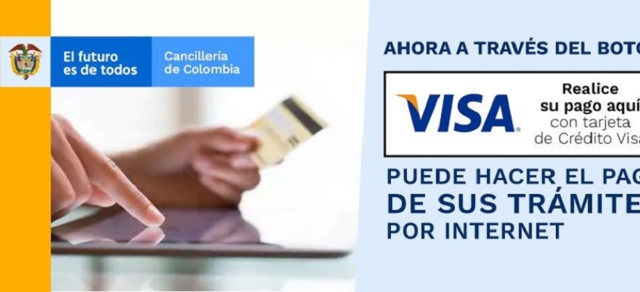 Ahora puede realizar el pago de sus trámites en la página web de la Cancillería con tarjeta de crédito
