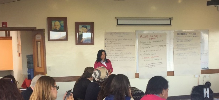 Consulado General en Quito participó en el II Encuentro Nacional de Víctimas colombianas en el Ecuador
