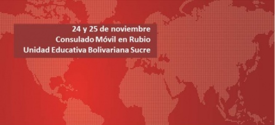 Consulado Móvil en Rubio