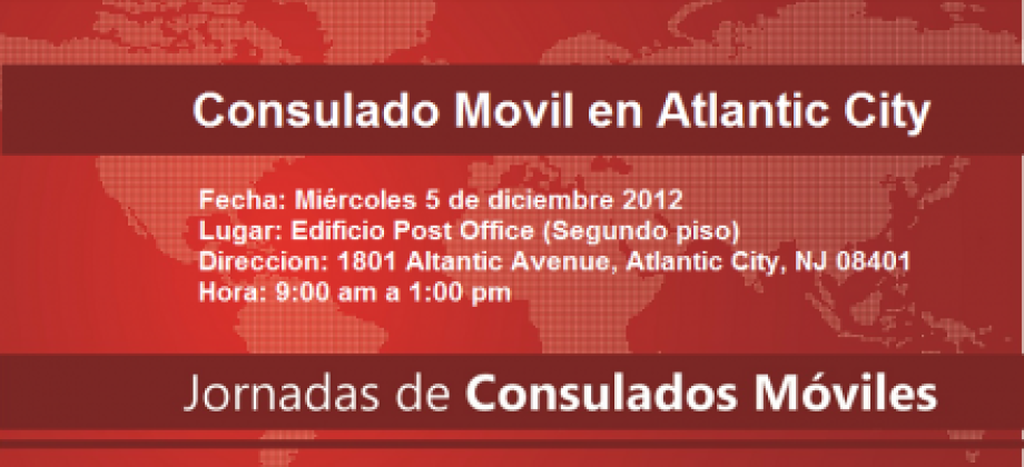 Consulado Móvil en Atlantic City