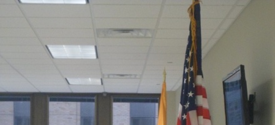Durante la conferencia “El ABC del Tratado de Libre Comercio Colombia- USA”  el día 9 de agosto de 2012 en el Consulado de Newark.