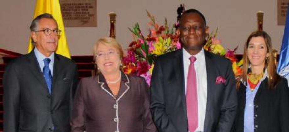 Viceministra de Asuntos Multilaterales Patti Londoño se reunió con la Directora de ONU Mujer, Michelle Bachelet, y el Director de UNFPA, Babatunde Osotimehin