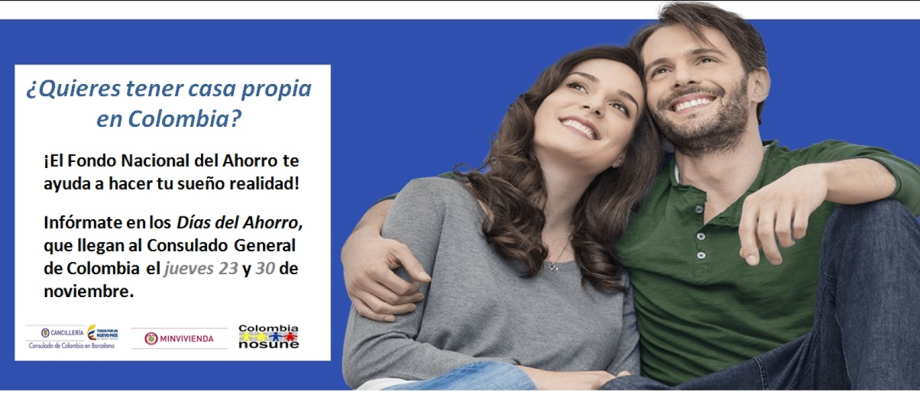 El Consulado de Colombia en Barcelona invita a los Días del Ahorro el 23 y 30 de noviembre de 2017