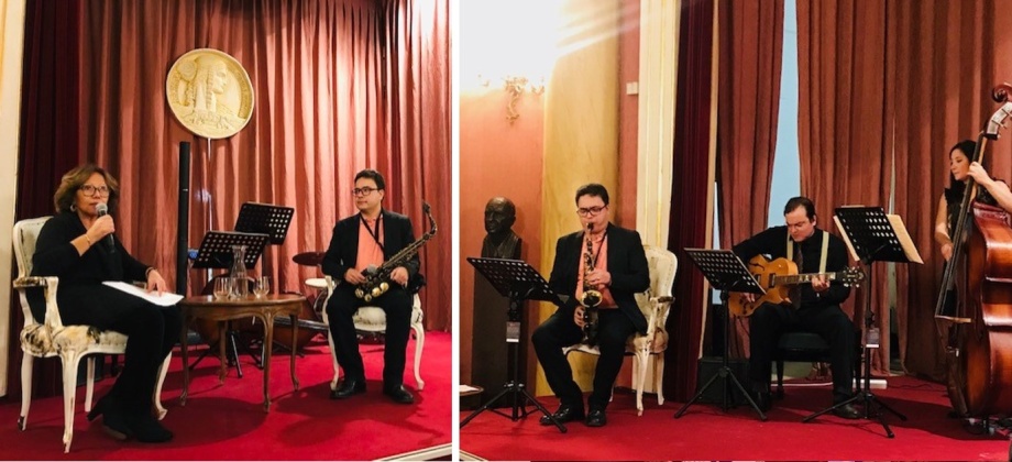 Consulado de Colombia en Barcelona reunió a más de 100 personas en el Café Concierto del saxofonista Hans Betancourth
