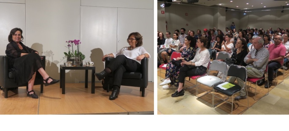 El Consulado General de Colombia en Barcelona y el programa Colombia Nos Une organizaron el evento 'Un café con Laura Restrepo'