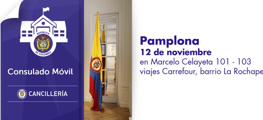 Consulado de Colombia en Bilbao estará con su unidad móvil en Pamplona el 12 de noviembre de 2016