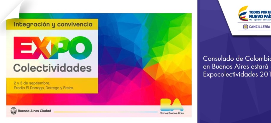 El Consulado de Colombia en Buenos Aires estará presente en Expocolectividades 2017
