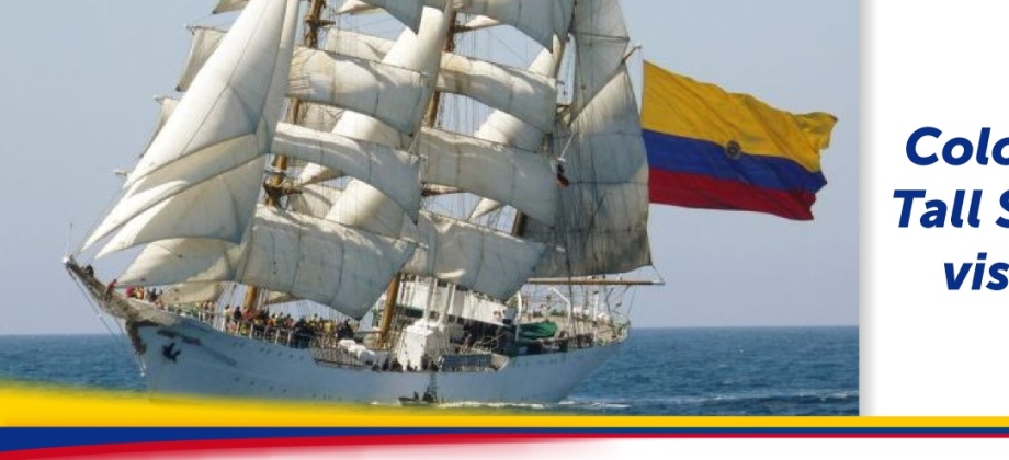 Colombian historic Tall Ship ‘ARC Gloria’ visits Edinburgh