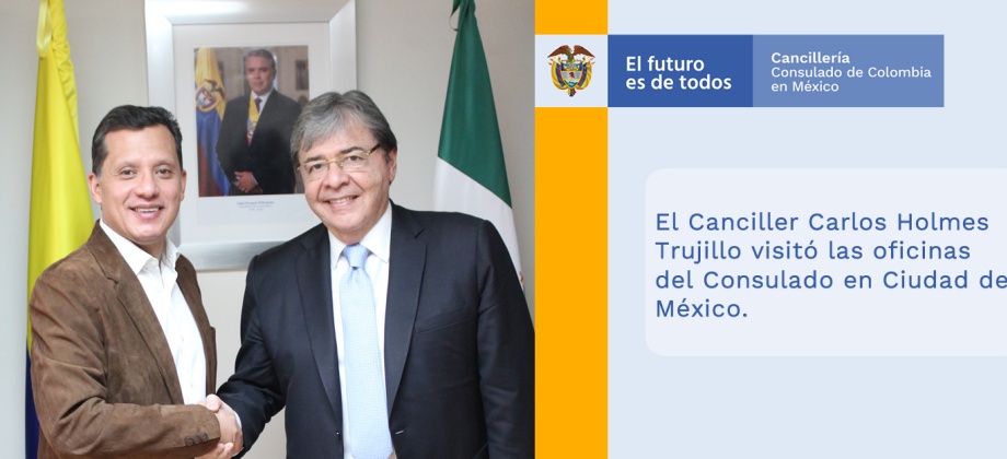 Canciller Carlos Holmes Trujillo dialogó con colombianos