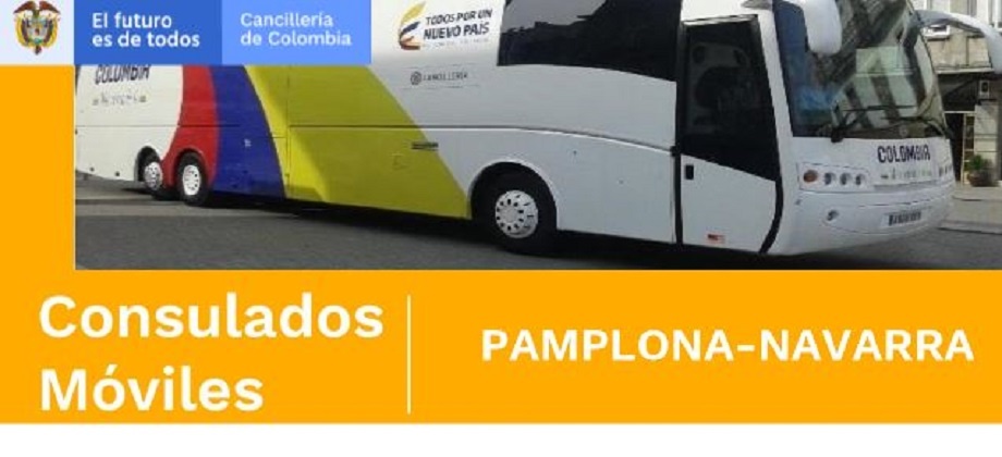 Jornada del Consulado Móvil llega a Pamplona el 3 y 4 de agosto de 2019