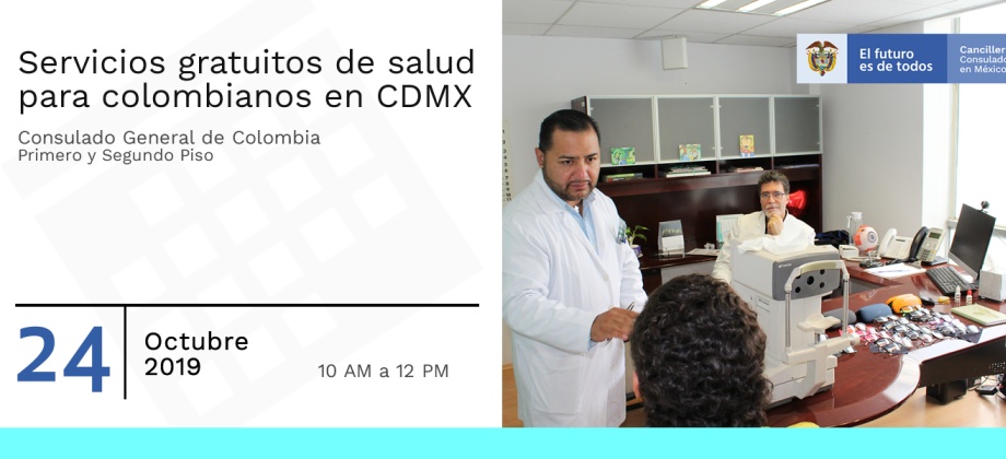 Servicios gratuitos de salud para colombianos en Ciudad de México