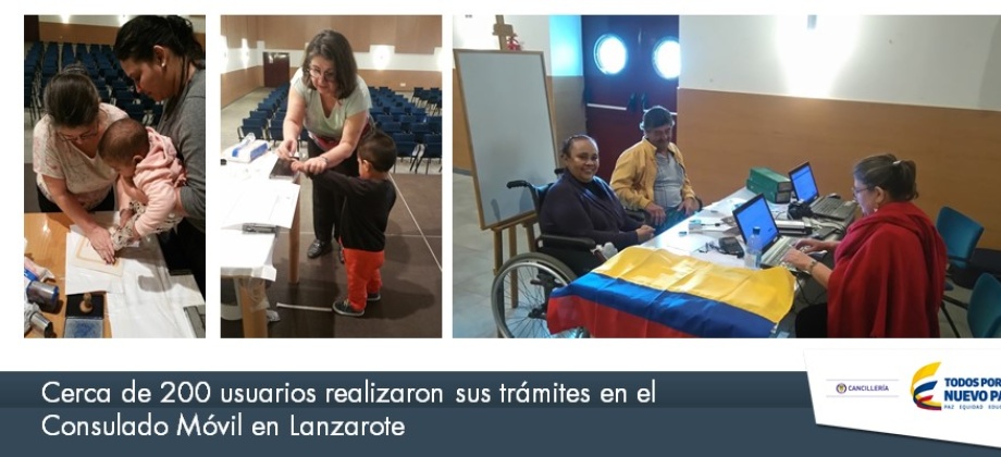 Cerca de 200 usuarios realizaron sus trámites en el Consulado Móvil 