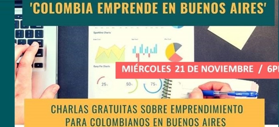 Charla “Herramientas para aprender a llevar los números de tu emprendimiento” para los colombianos