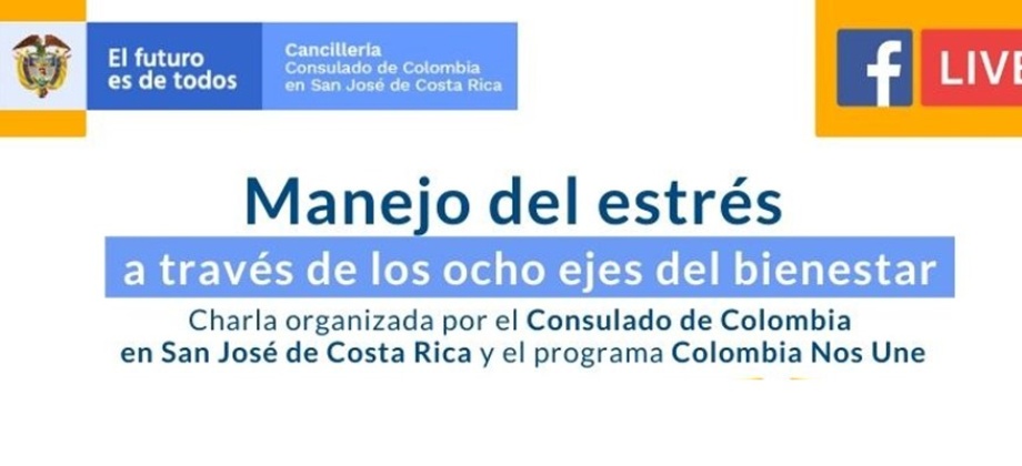Charla miércoles 6 de mayo: Manejo del estrés a través de los ocho ejes 