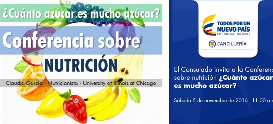 Conferencia sobre nutrición ¿Cuánto azúcar es mucho azúcar?