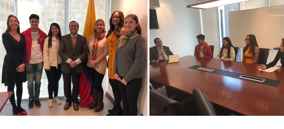 La Embajada y el Consulado de Colombia en Santiago de Chile saludaron a los becarios de la Alianza del Pacífico