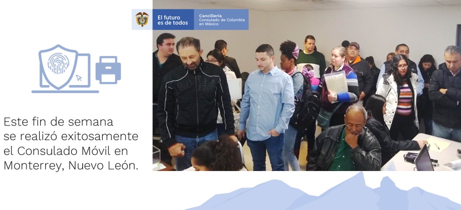 Con más de 100 trámites se realizó la jornada móvil en Monterrey 