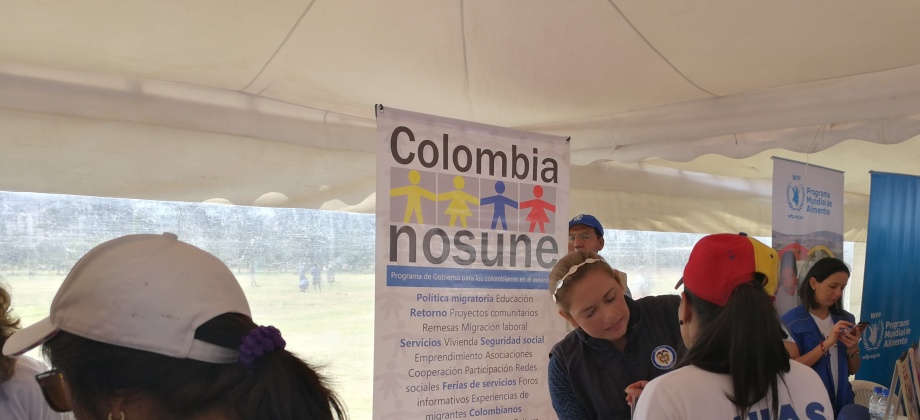 Consulado de Colombia y el Programa Colombia Nos Une participaron en la Caminata 5k 