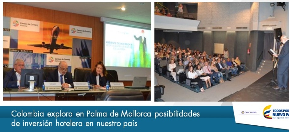 Colombia explora en Palma de Mallorca posibilidades de inversión hotelera 