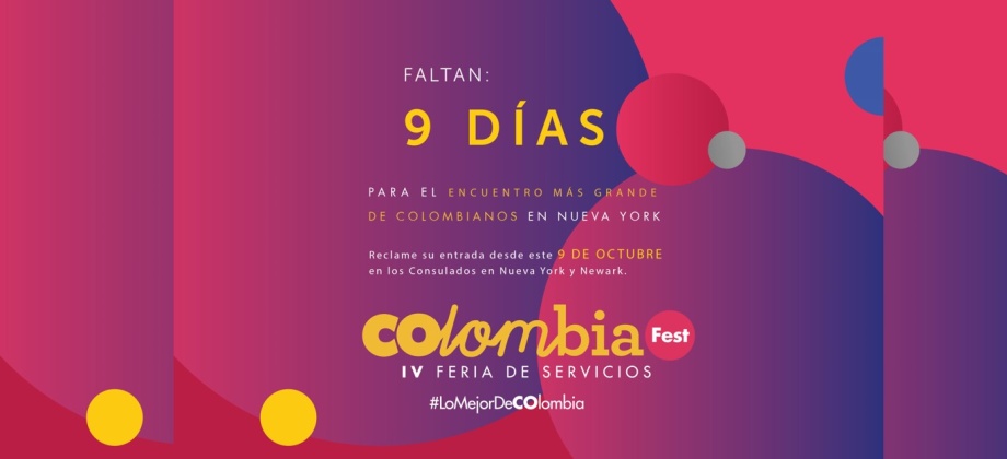Faltan 5 días para el encuentro más grande de colombianos en Nueva York