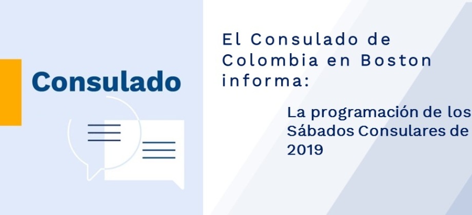 Conozca la programación de los Sábados Consulares