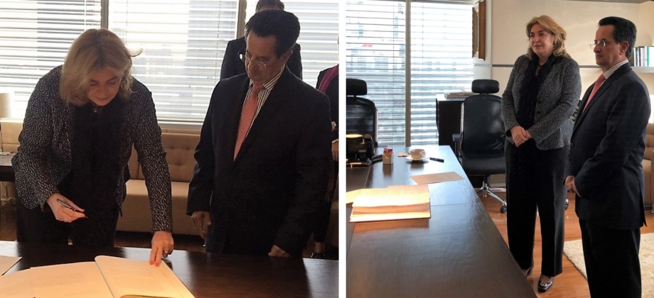 Santiago Arrubla Sighinolfi tomó posesión como Cónsul General de Colombia en México