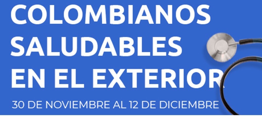 Consulado de Colombia en Barcelona invita a los connacionales a la tercera edición de "Colombianos saludables en el exterior"