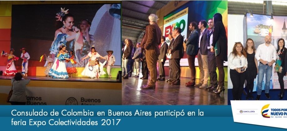 Consulado de Colombia en Buenos Aires participó en la feria Expo Colectividades 