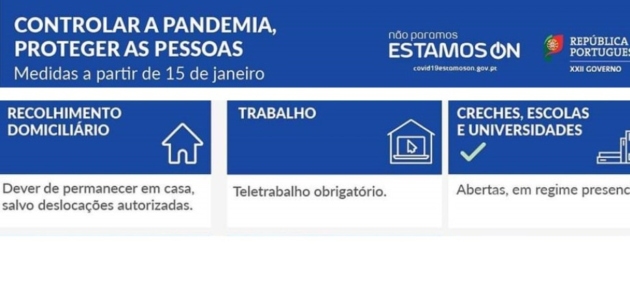 Consulado de Colombia en Lisboa las medidas del Gobierno Portugués a partir del 15 de enero 