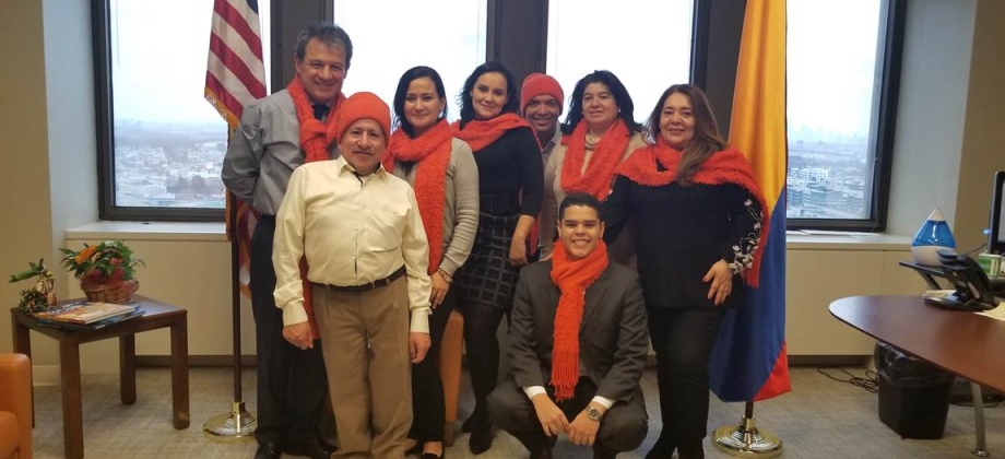 Consulado de Colombia se unió a la conmemoración del Día Internacional de la Eliminación de la Violencia contra la Mujer