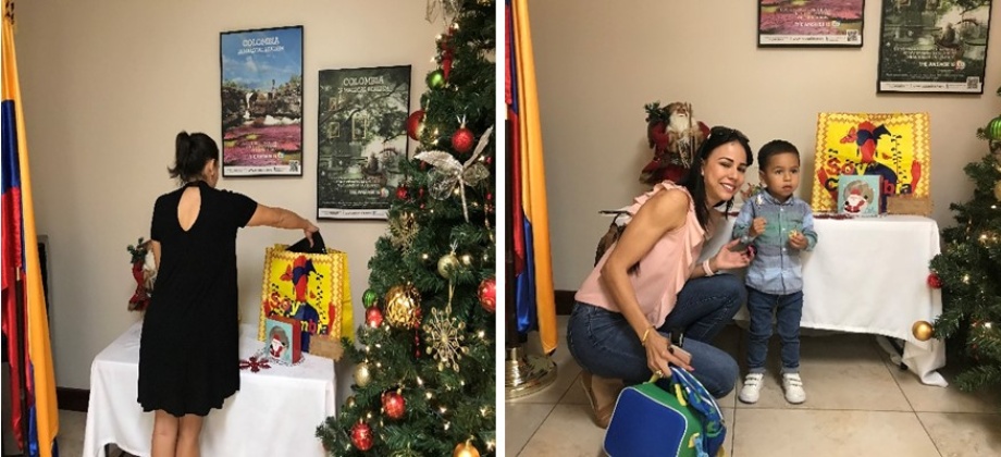 Consulado de Colombia realiza trueque navideño en favor de los privados de la libertad