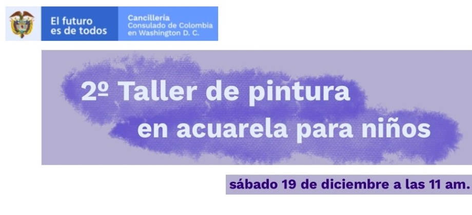 Consulado de Colombia en Washington invita al Taller de pintura en acuarela 