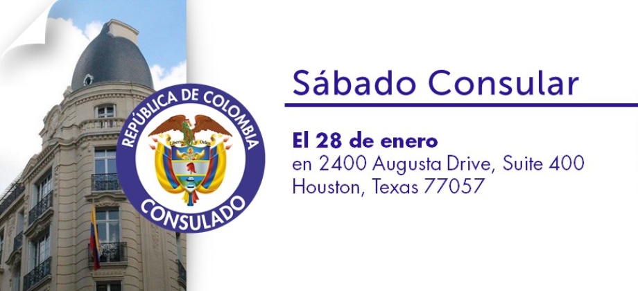 Consulado en Houston realizará el Sábado Consular el 28 de enero 