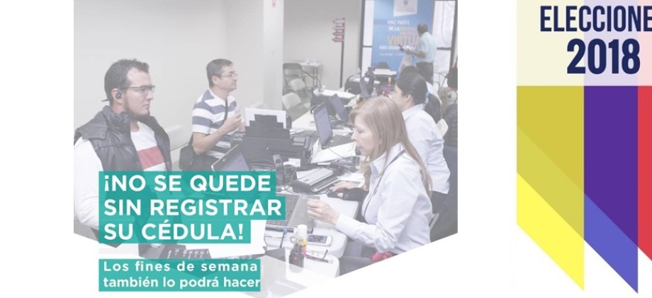 Consulado en Nueva York tendrá jornadas especiales de inscripción de cédulas para Presidente los fines de semana de marzo de 2018