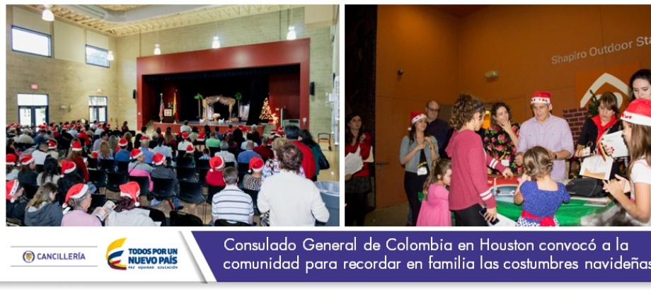 Consulado General de Colombia en Houston convocó a la comunidad para recordar las costumbres navideñas