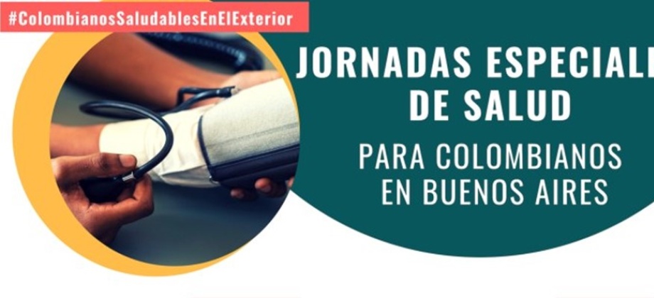 Consulado invita a las jornadas especiales de salud para colombianos 