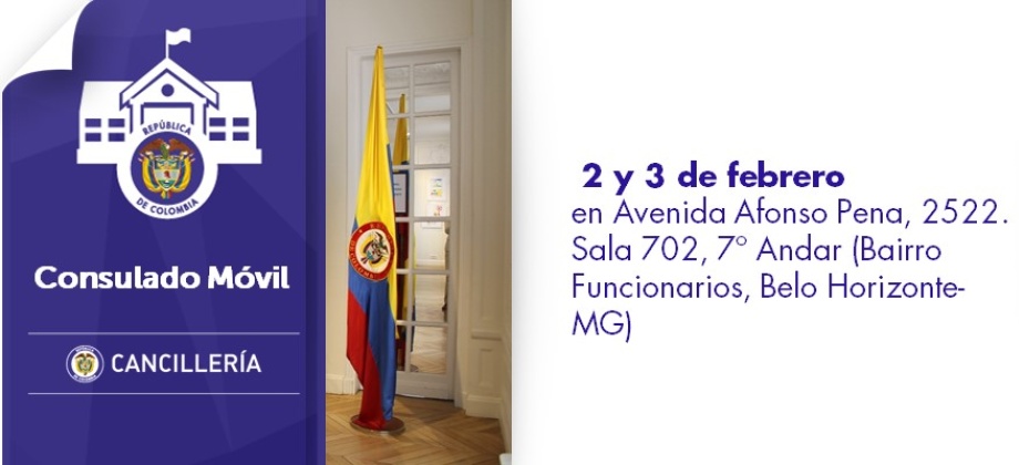 Consulado Móvil en Belo Horizonte se realizará los días 2 y 3 de febrero 