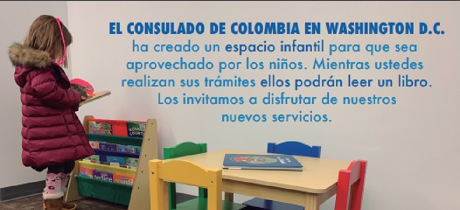 El Consulado de Colombia en Washington creó un espacio de lectura 