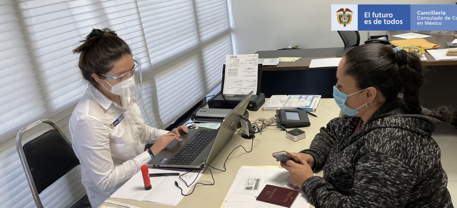 En el Consulado Móvil en Nuevo León se realizaron trámites como cédulas de ciudadanía,  tarjetas de identidad, pasaportes, registros civiles, reconocimientos de firma, supervivencias, asistencias