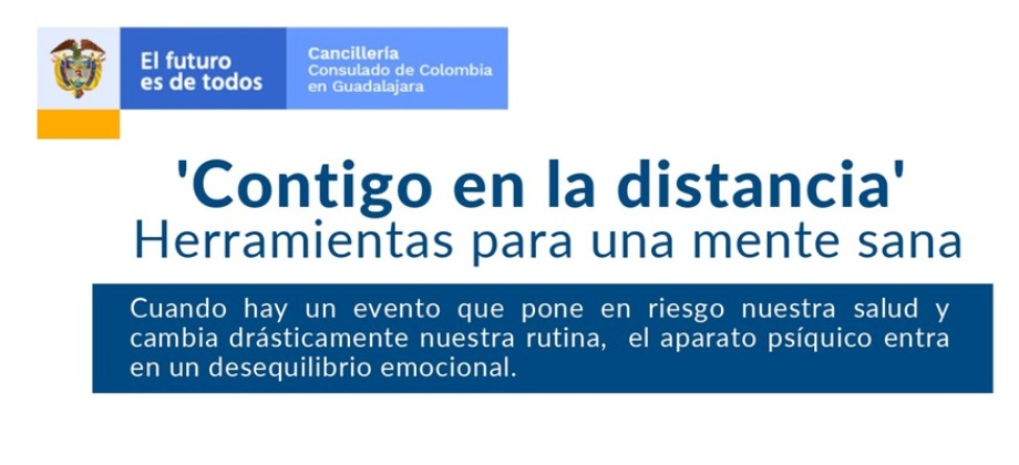 “Contigo en la distancia, herramientas para una mente sana” en 2020