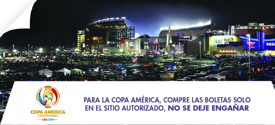 Para la Copa América, compre las boletas solo en el sitio autorizado, no se deje engañar