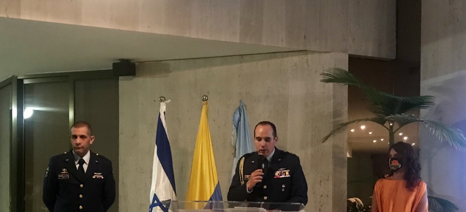 Embajada de Colombia y Agregado Aéreo en Israel celebraron los 101 años de la fuerza Colombiana