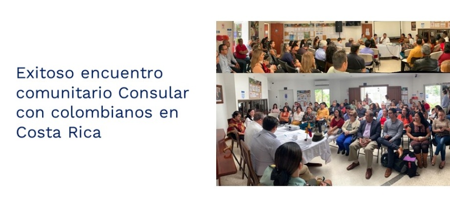 Exitoso encuentro comunitario Consular con colombianos