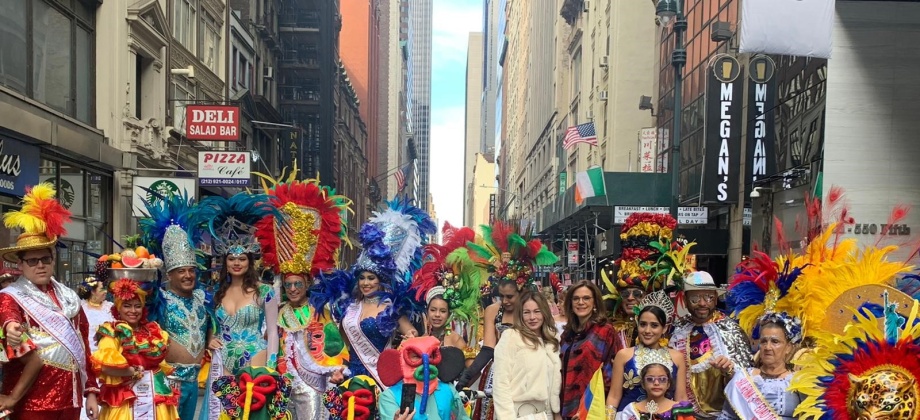 Colombia fue elegida como mejor representación cultural y artística en el tradicional Desfile de la Hispanidad, evento que se realiza desde hace 55 años en Nueva York