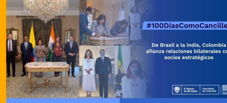 De Brasil a la India, Colombia afianza relaciones bilaterales con socios
