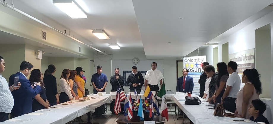 El Consulado en Nueva York se desplazó hasta el condado del Bronx para brindar asistencia a los colombianos