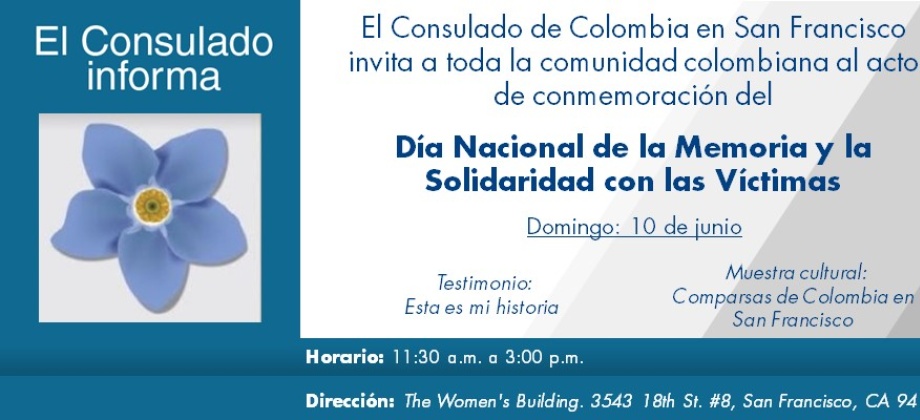 Acto de conmemoración: Día Nacional de la Memoria y la Solidaridad con las Víctimas